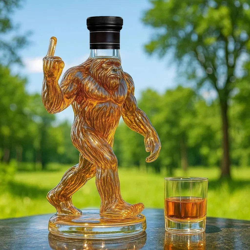 Bigfoot Whiskey Bottle